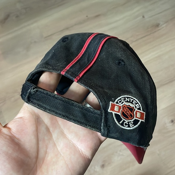 Vintage CCM Center Ice Montreal Habs Canadiens Hat. Distressed. Well Worn. Black - Picture 3 of 7